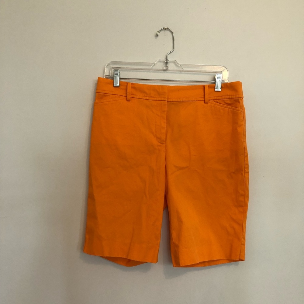 Talbots orange Bermuda short, size 6